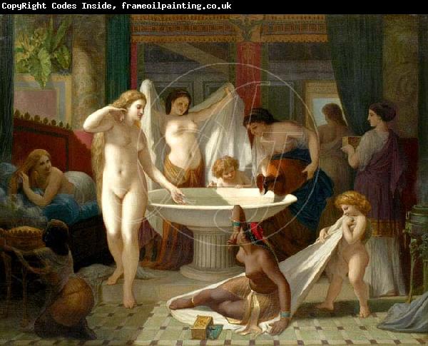 Henri-Pierre Picou Young women bathing.